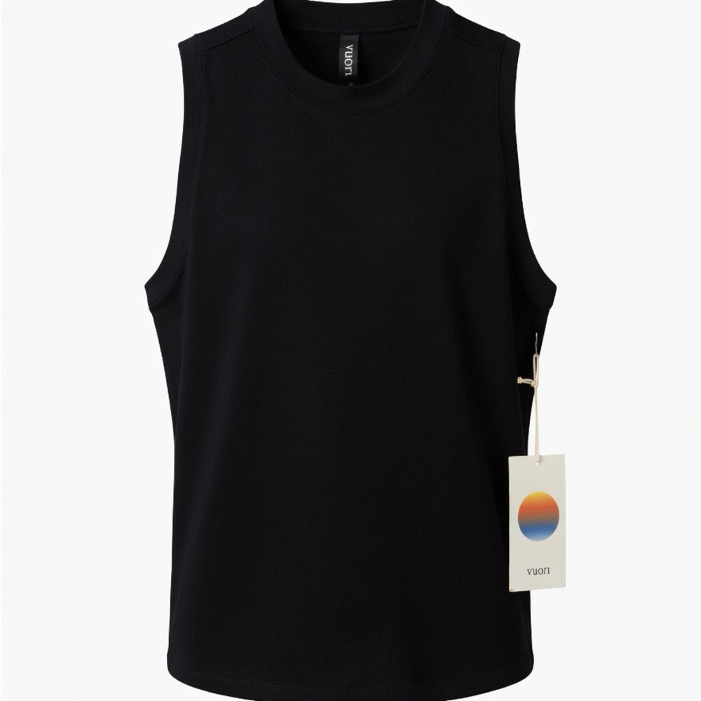 Vuori Halo Muscle Tank Solid Black Women’s Small NWT